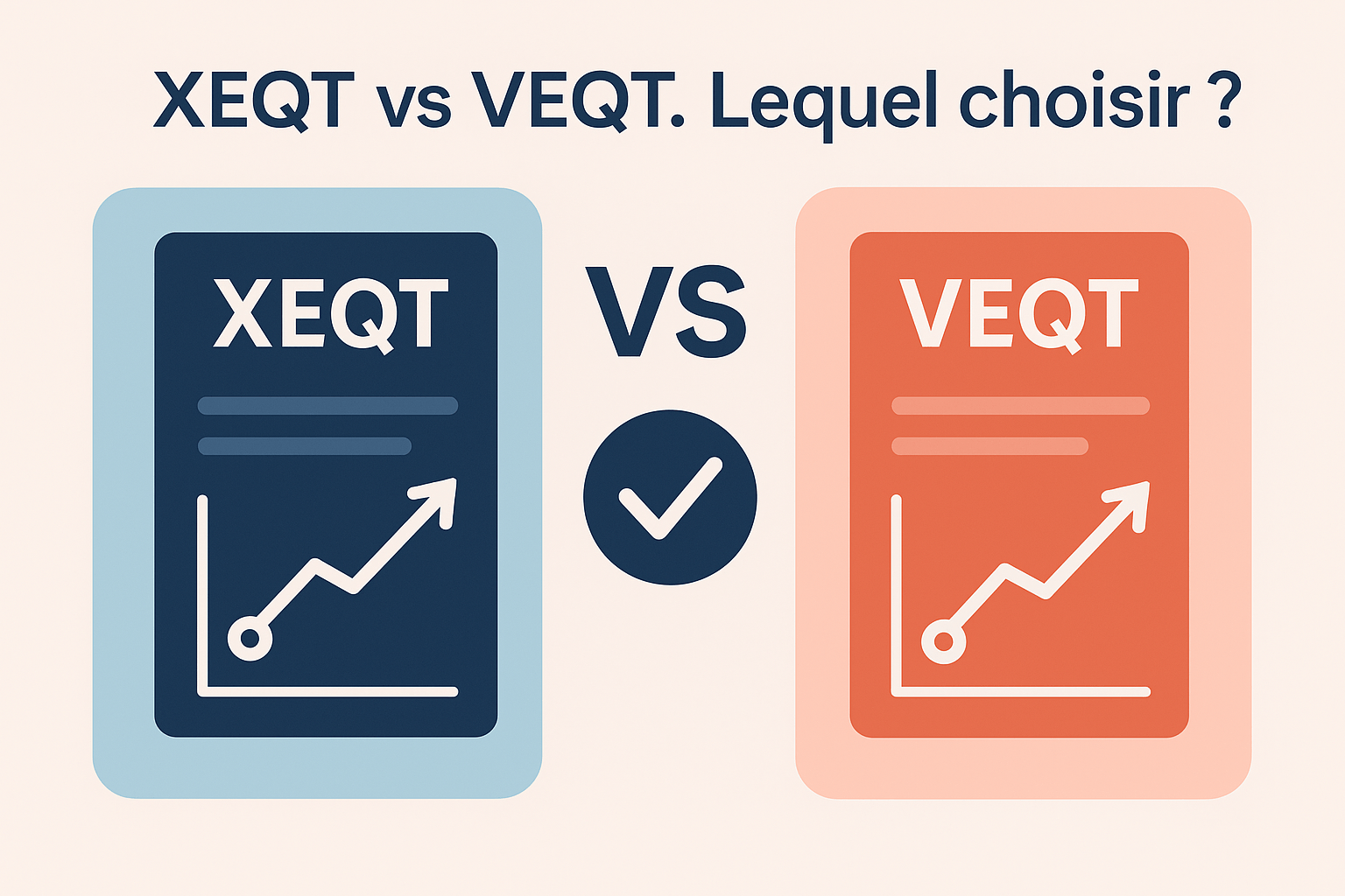 XEQT vs VEQT. Lequel choisir ?