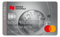 Carte Platine Mastercard de la Banque Nationale