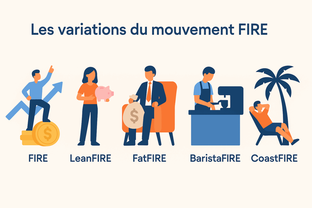 Les 5 variations du mouvement FIRE