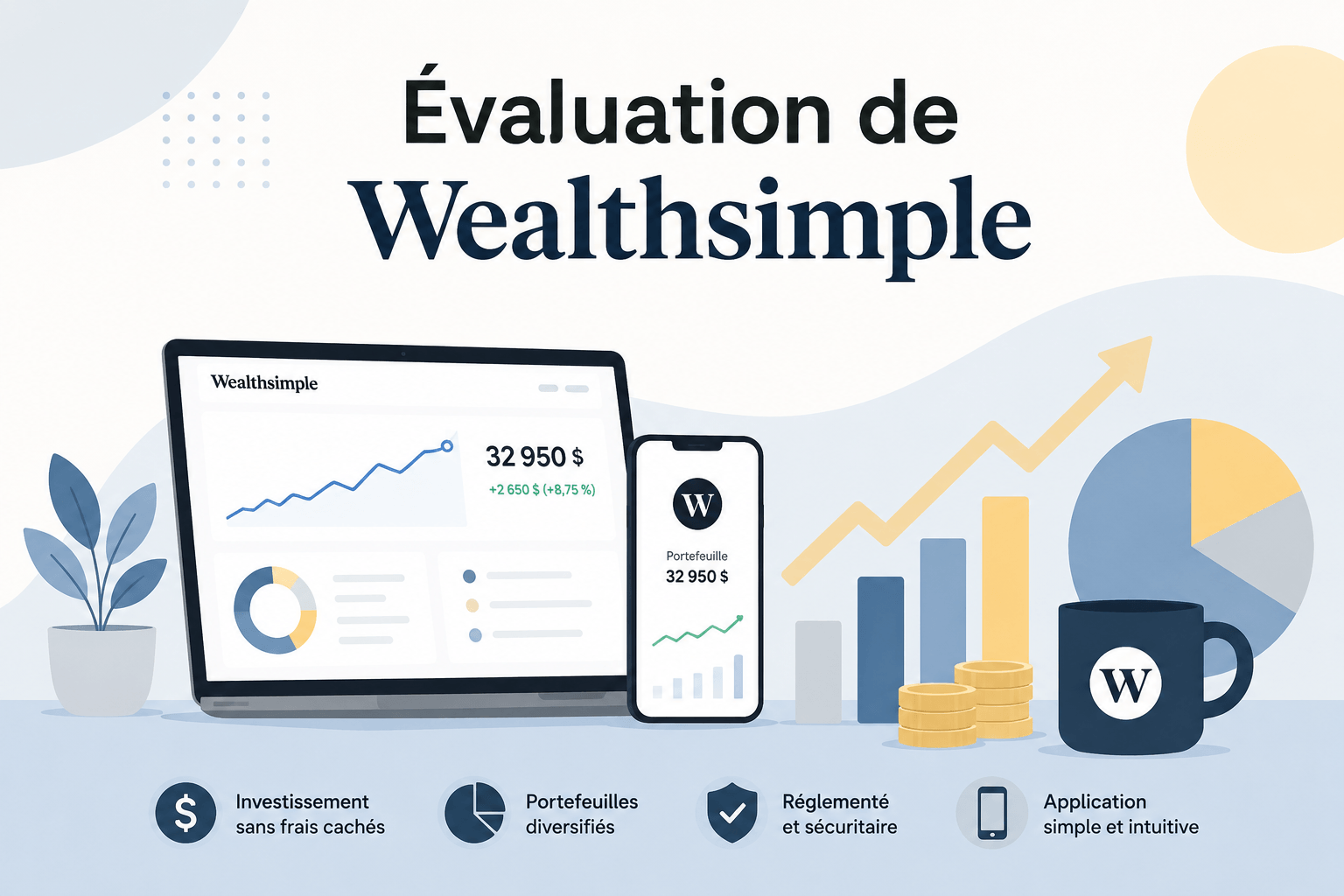 Évaluation complète de Wealthsimple Courtage : frais, sécurité et avantages