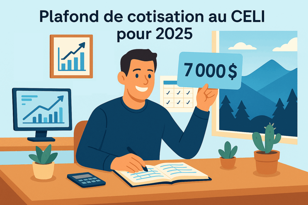 Le plafond de cotisation au CELI pour 2025 est de 7 000 $