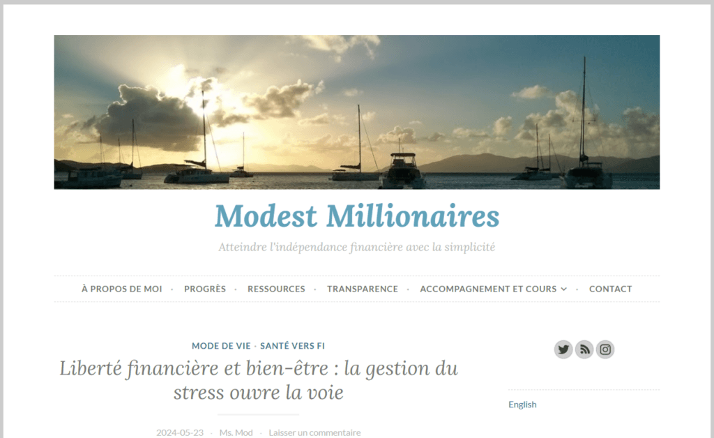 Blogue de Mel Dorion (Modest Millionaires)