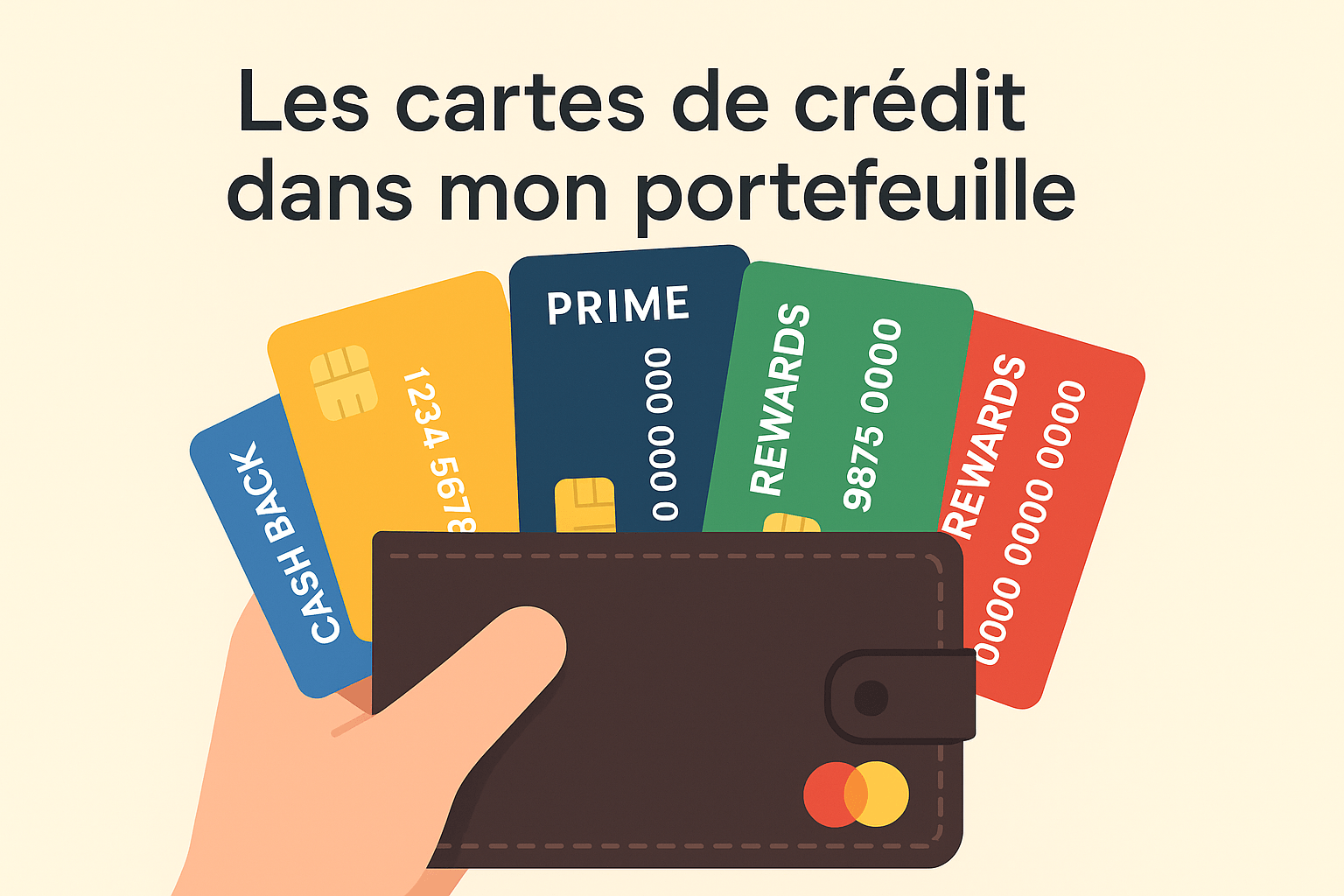 Mes cartes de crédit en 2025
