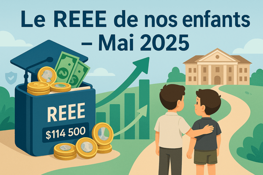 Le REEE de nos enfants – Mai 2025 (114 500$)