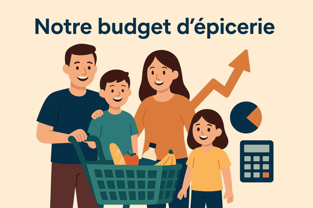 Notre budget d'épicerie pour une famille de 4