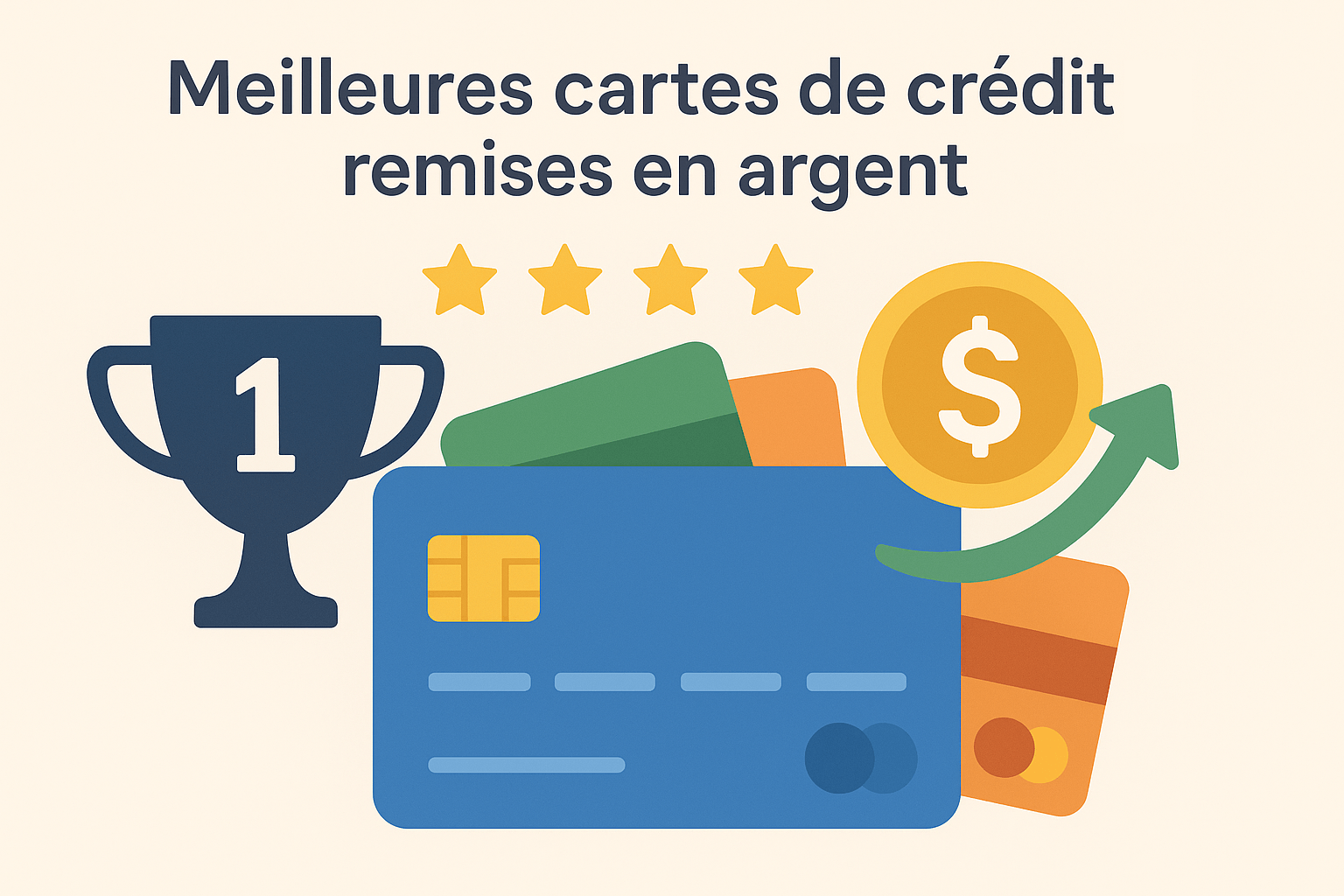 Les 5 Meilleures Cartes de Crédit avec remises en argent