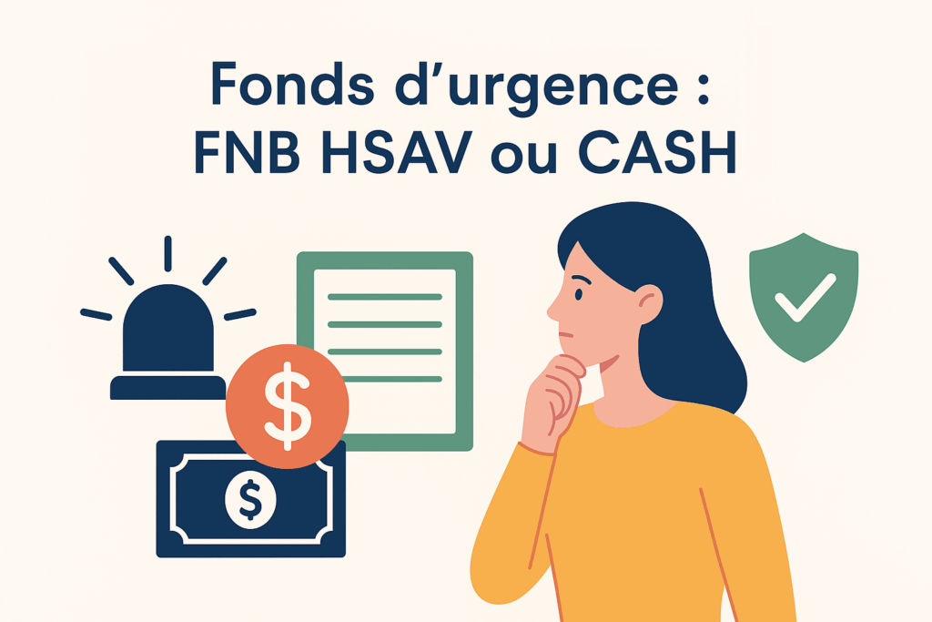 Pourquoi privilégier le FNB HSAV dans un fonds d'urgence