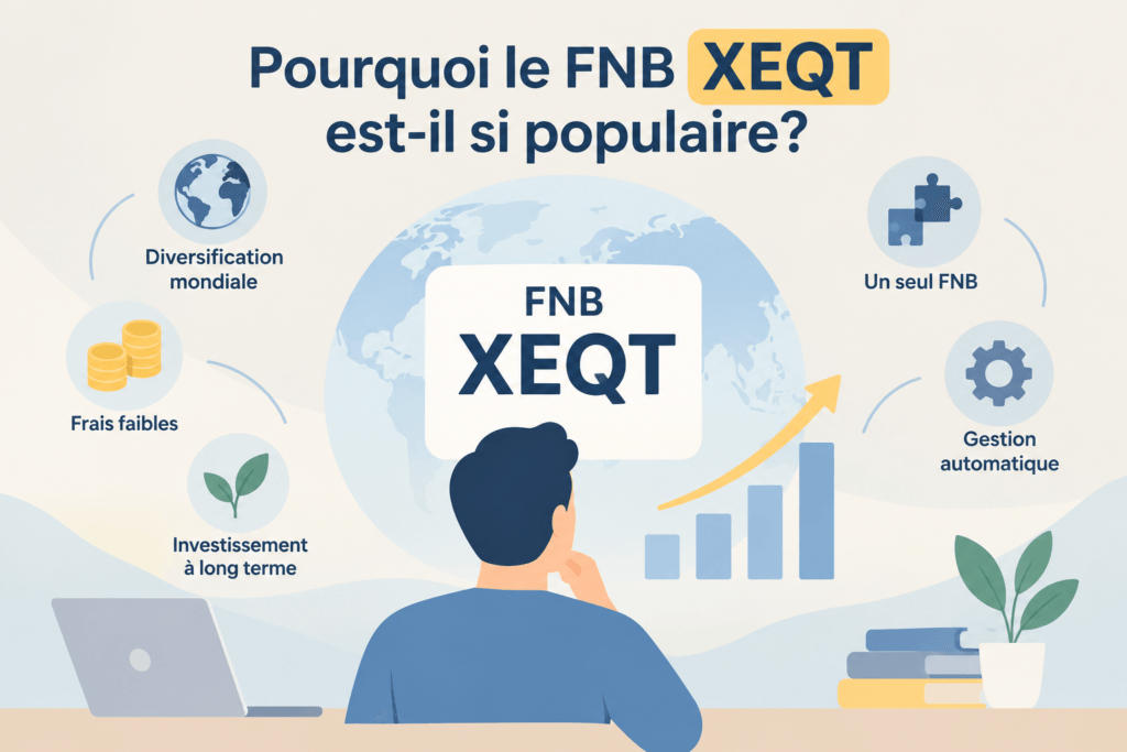Le FNB XEQT permet d'investir dans des milliers d'entreprises partout dans le monde grâce à un seul fonds indiciel.