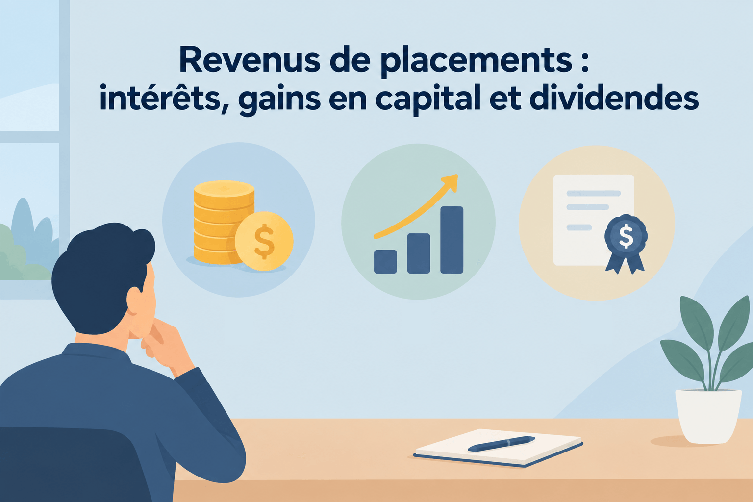 Revenus de placements : intérêts, gains en capital et dividendes