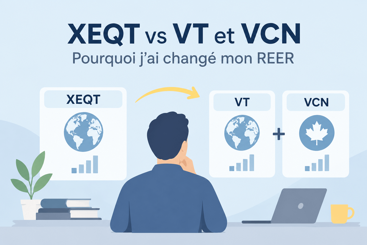 XEQT vs VT et VCN : comparaison de FNB dans un REER