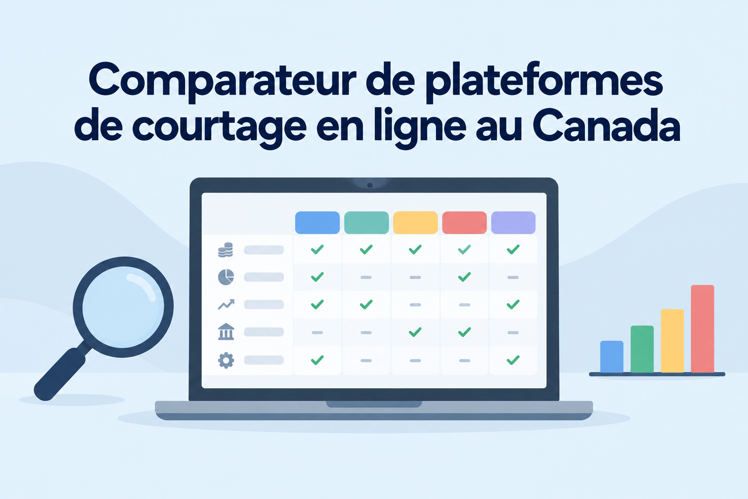Comparateur de plateformes de courtage en ligne