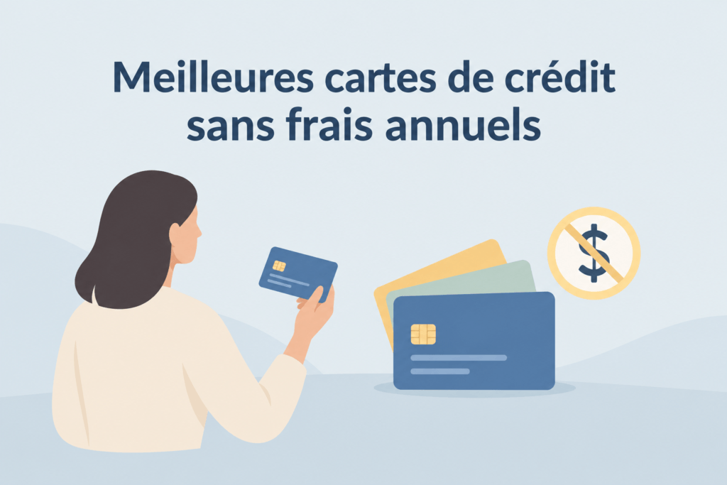 Meilleures cartes de crédit sans frais annuels